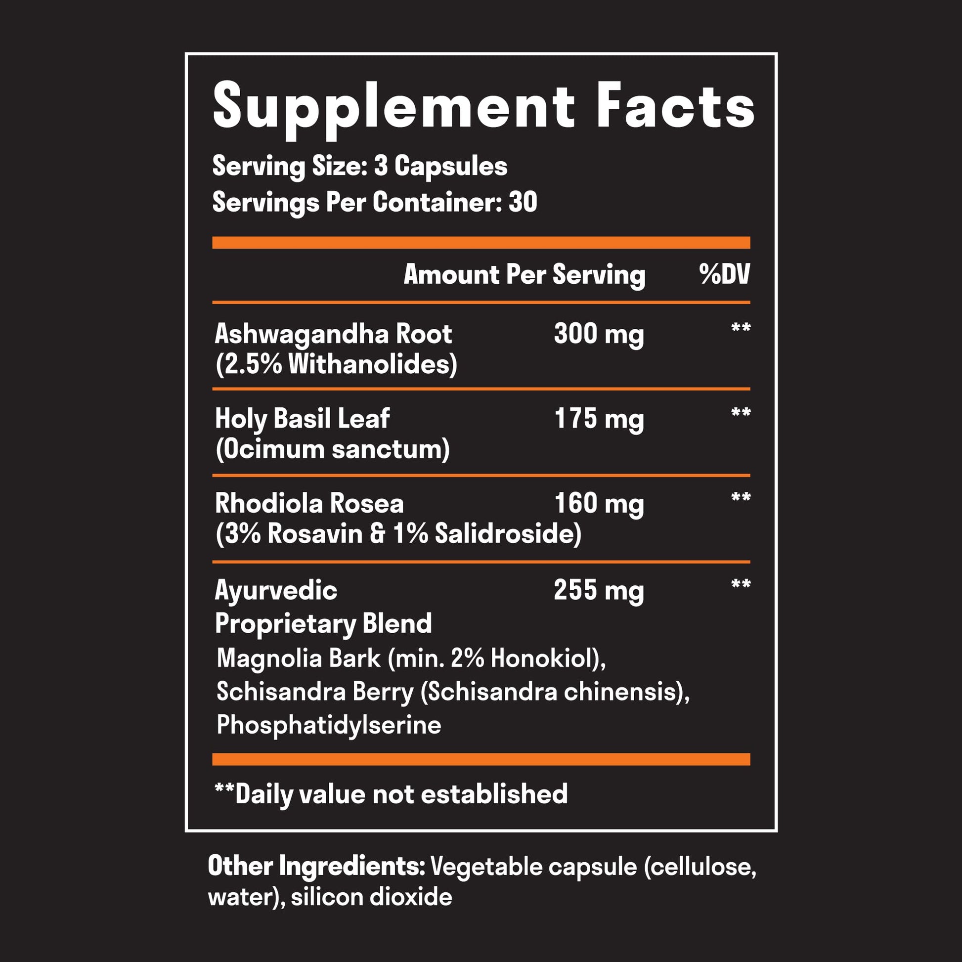 Nuven Naturals Adrenal Support - Cortisol Manager & Adrenal Support Supplements with Ashwagandha Extract, Rhodiola Rosea, Holy Basil to Help Stress, Fatigue & Energy | Adaptogens | 90 Capsules - Maple Wellness Supplements