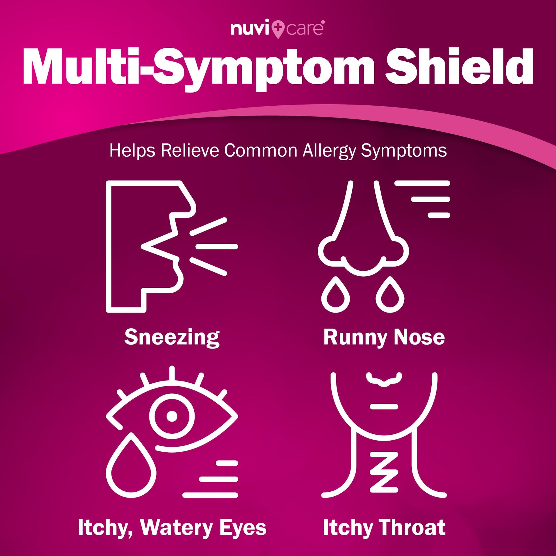 NUVICARE Allergy Relief Tablets - Diphenhydramine 25mg Antihistamine Tablets for Runny Nose, Sneezing, Itchy Eyes & Throat - Compare to Benadryl Allergy Meds - OTC Adult Allergy Medicine (300 Count) - Maple Wellness Supplements