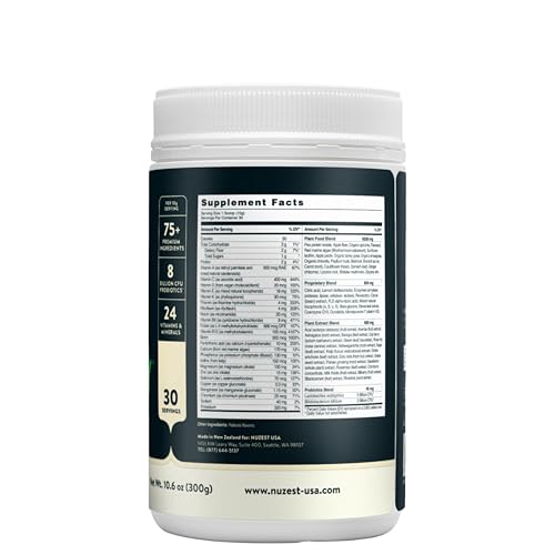 Nuzest Greens Powder Good Green Vitality – Vitamins, Minerals & Superfoods – Vegan Multivitamin Supplement (300g) - Maple Wellness Supplements