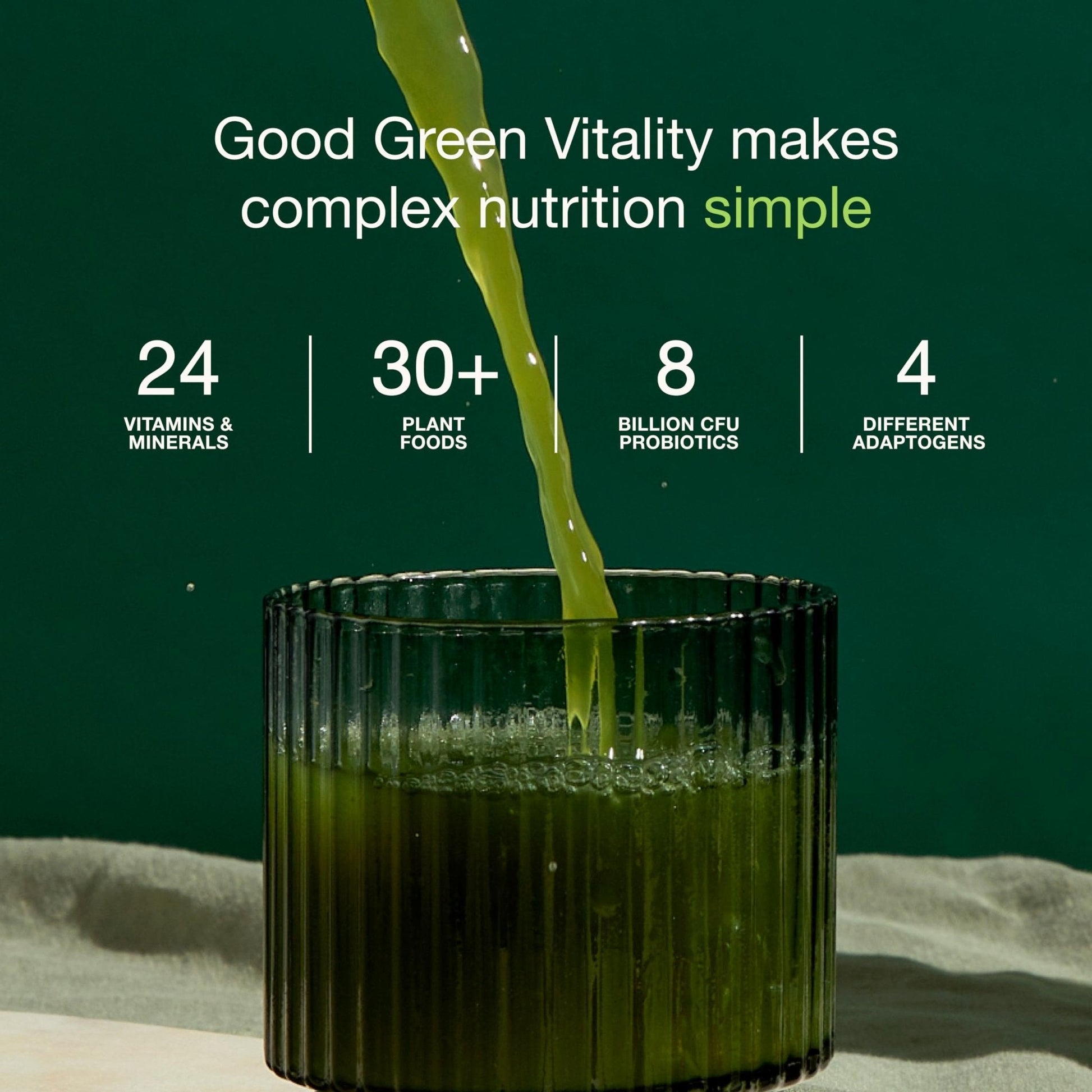 Nuzest Greens Powder Good Green Vitality – Vitamins, Minerals & Superfoods – Vegan Multivitamin Supplement (300g) - Maple Wellness Supplements