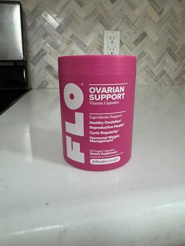 O Positiv FLO Ovarian Health Support - Hormone Balance for Women, Supplement with DIM, Myo & D-Chiro Inositol, Folic Acid - Supports Healthy Ovulation - Maple Wellness Supplements