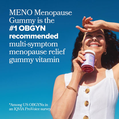 O Positiv MENO Gummies for Menopause, 30 Servings (Pack of 1) - Hormone-Free Supplements for Women with Black Cohosh & Ashwagandha KSM-66 - Helps Alleviate Hot Flashes, Night Sweats, & Mood Swings - Maple Wellness Supplements