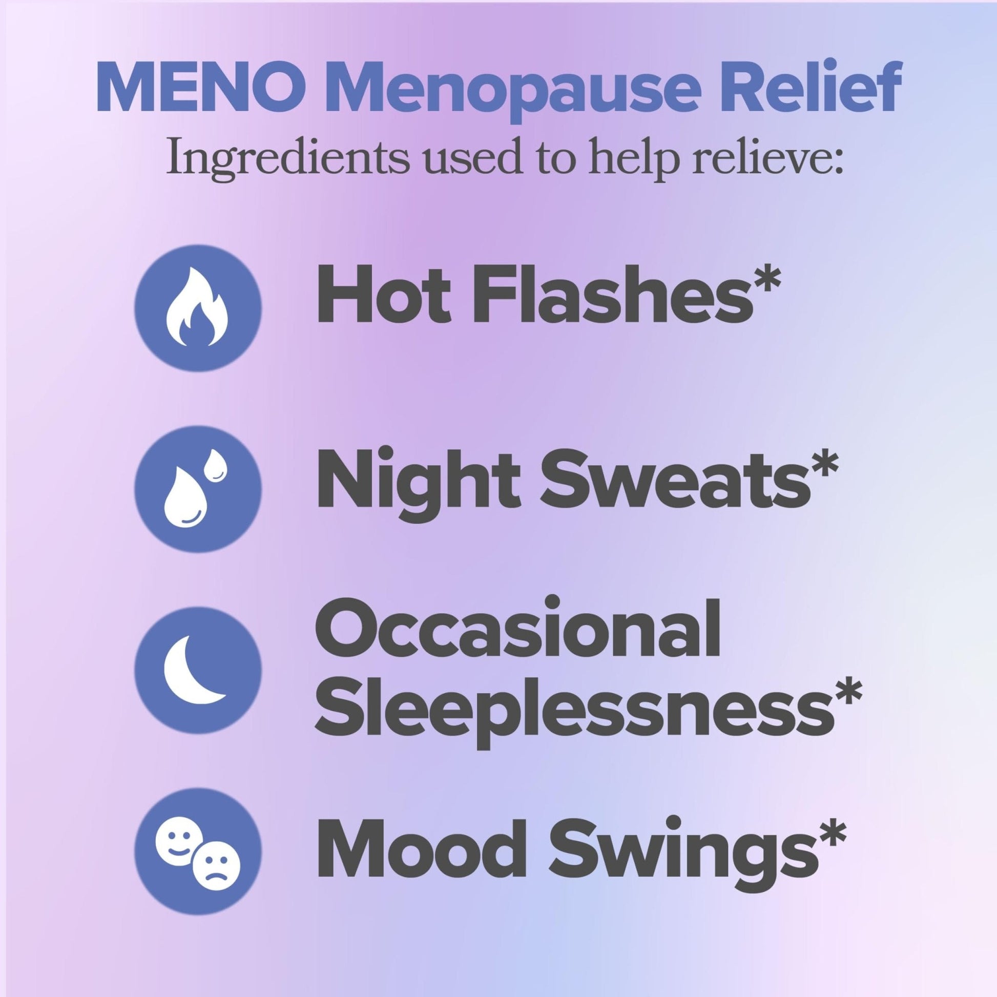 O Positiv MENO Vitamins for Menopause - Hormone-Free Menopause Supplement for Women - Black Cohosh & Ashwagandha KSM-66 - Helps Relieve Hot Flashes, Night Sweats, Mood Swings - 30 Servings (Pack of 1) - Maple Wellness Supplements