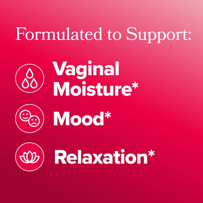 O Positiv URO Vaginal Moisture & Mood – Formulated to Support Vaginal Moisture, Mood & Relaxation – with KSM-66® Ashwagandha, Ginkgo Biloba, Mucuna pruriens, and GABA – 30 Servings - Maple Wellness Supplements