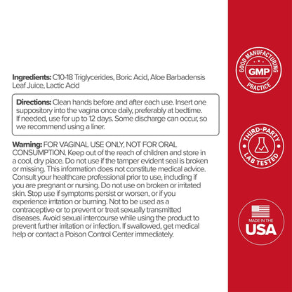 O Positiv URO Vaginal Probiotic and URO Boric Acid Vaginal Suppository Bundle - Maple Wellness Supplements