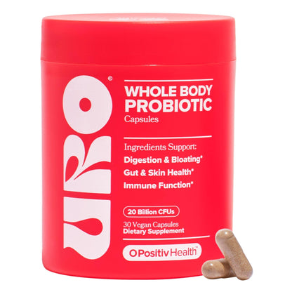 O Positiv URO Women’s Probiotic – All-in-one Probiotic for Women - Vaginal, Gut, Skin, and Oral Microbiome Health – 20B+ CFUs, Licorice Root, Dandelion - Maple Wellness Supplements