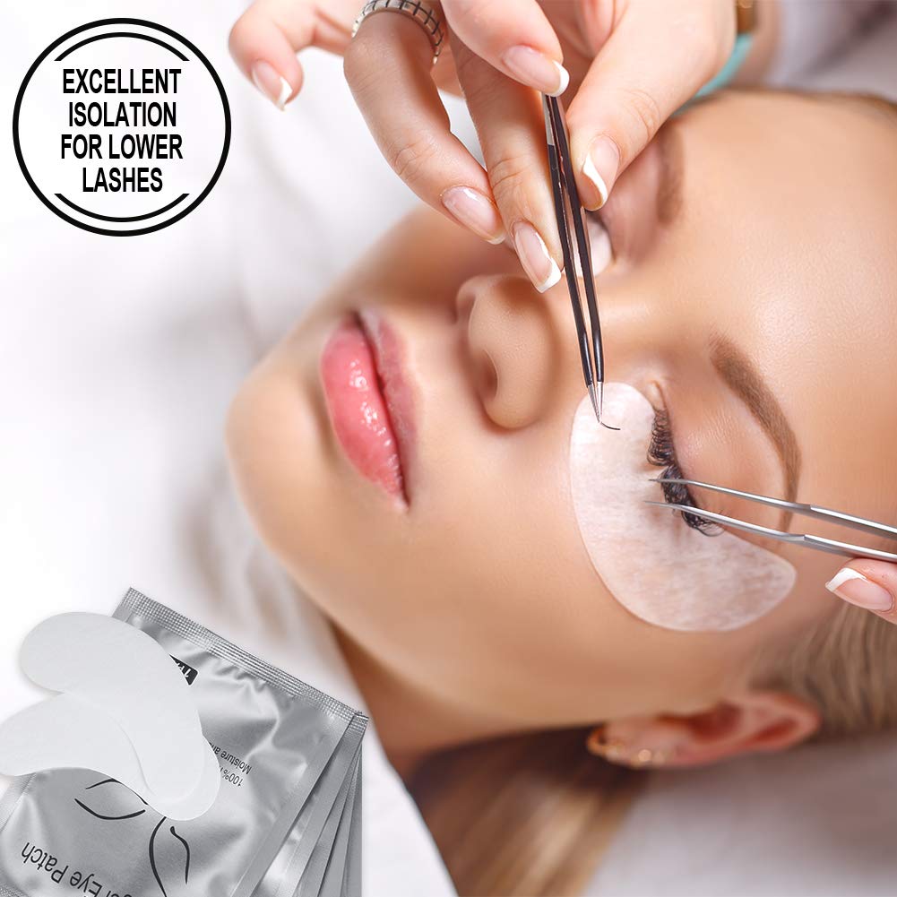 Ocim 100 Pairs Under Eye Pads Lash Extensions,Hydrogel Gel Eye Patches for Lashes Extension/Eyelash Tinting - Maple Wellness Supplements
