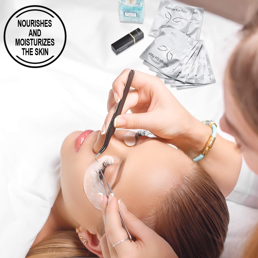 Ocim 100 Pairs Under Eye Pads Lash Extensions,Hydrogel Gel Eye Patches for Lashes Extension/Eyelash Tinting - Maple Wellness Supplements