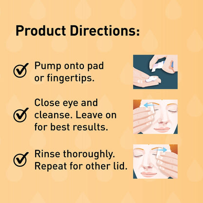 OCuSOFT Oust Demodex Foam Cleanser - Extra Strength - Foaming Cleanser for Eyelids & Eyelashes with Tea Tree Oil - Maple Wellness Supplements