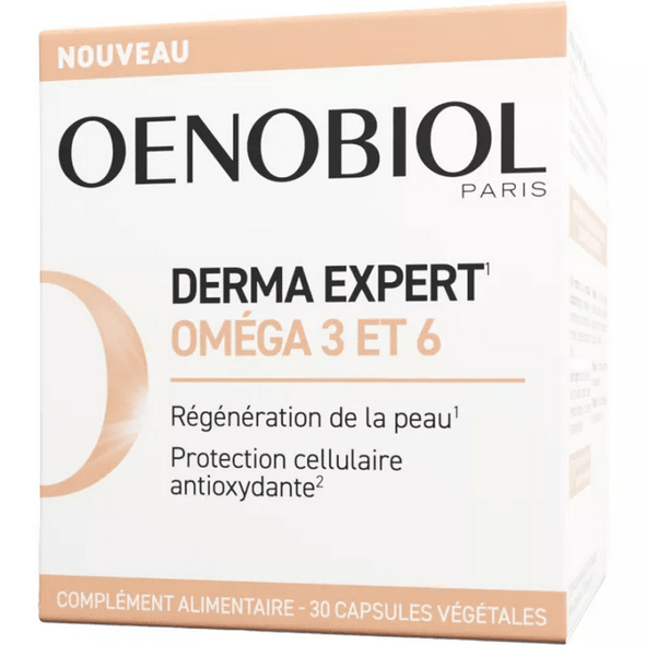 Oenobiol Derma Expert Omega 3 & 6 30 capsules - Maple Wellness Supplements