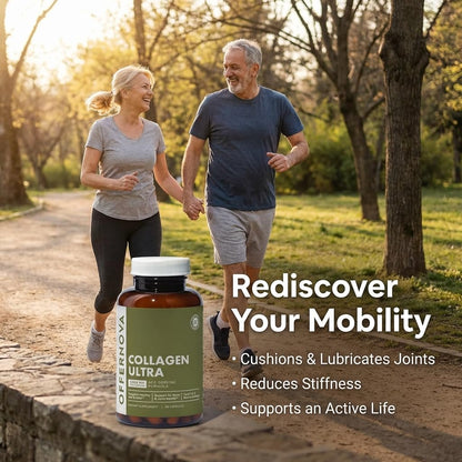 Offernova Collagen Ultra Hydrolyzed Collagen Supplements - 3000mg Anti Aging Bovine Collagen Peptides for Healthy Joints, Bones, Hair and Skin. - Maple Wellness Supplements