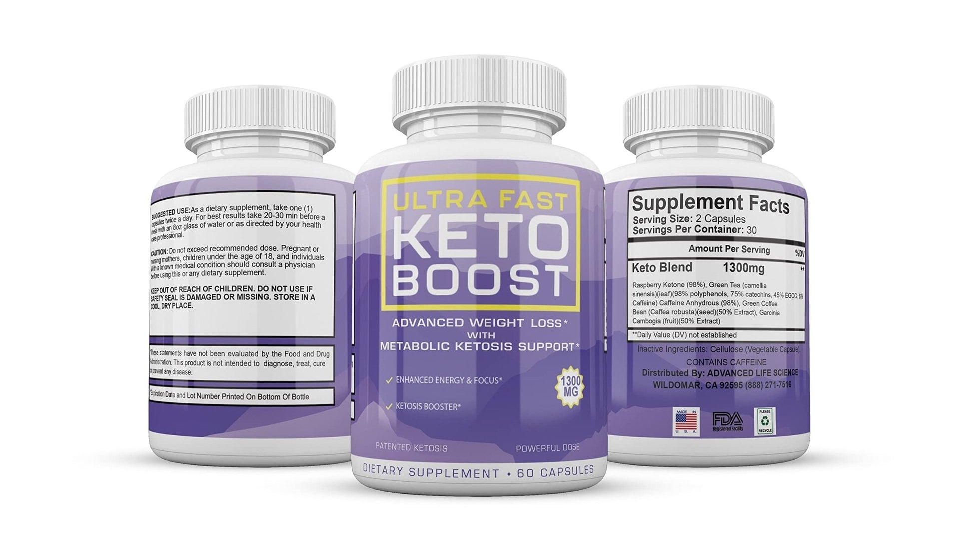 (Official) Ultra Fast Keto Boost, Advanced Ketogenic Pill Shark Formula 1300mg - Maple Wellness Supplements