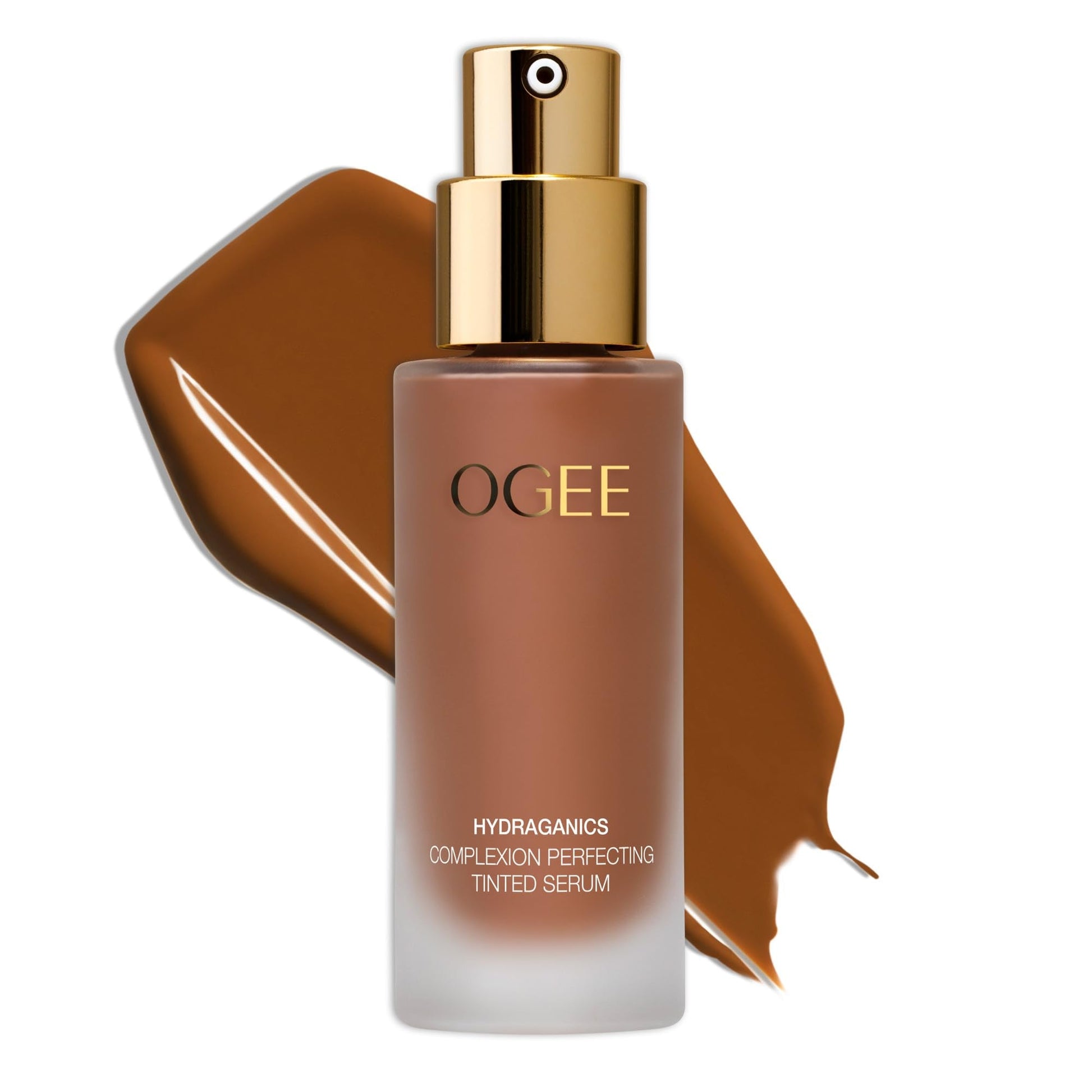 Ogee Complexion Perfecting Liquid Foundation - Lightweight Tinted Moisturizer For Face (Spruce 12.75N - Deep, Bronze Undertones) - with Vitamin C & Jojoba Oil - Certified Organic & Made in USA - Maple Wellness Supplements