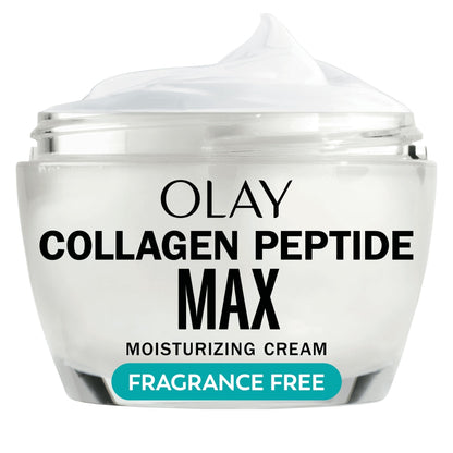 Olay Collagen Peptide Face Moisturizer, Firming Cream for Women, Fragrance-Free, Non-Greasy - Hydrating, Anti-Aging, Anti-Wrinkle - Maple Wellness Supplements