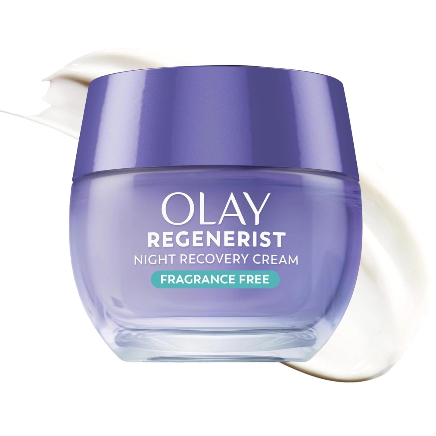 Olay Night Cream for Face, Anti-Aging Face Moisturizer for Women - Fragrance-Free Skin Care, Anti-Wrinkle, Exfoliate, Smooths Texture - Maple Wellness Supplements