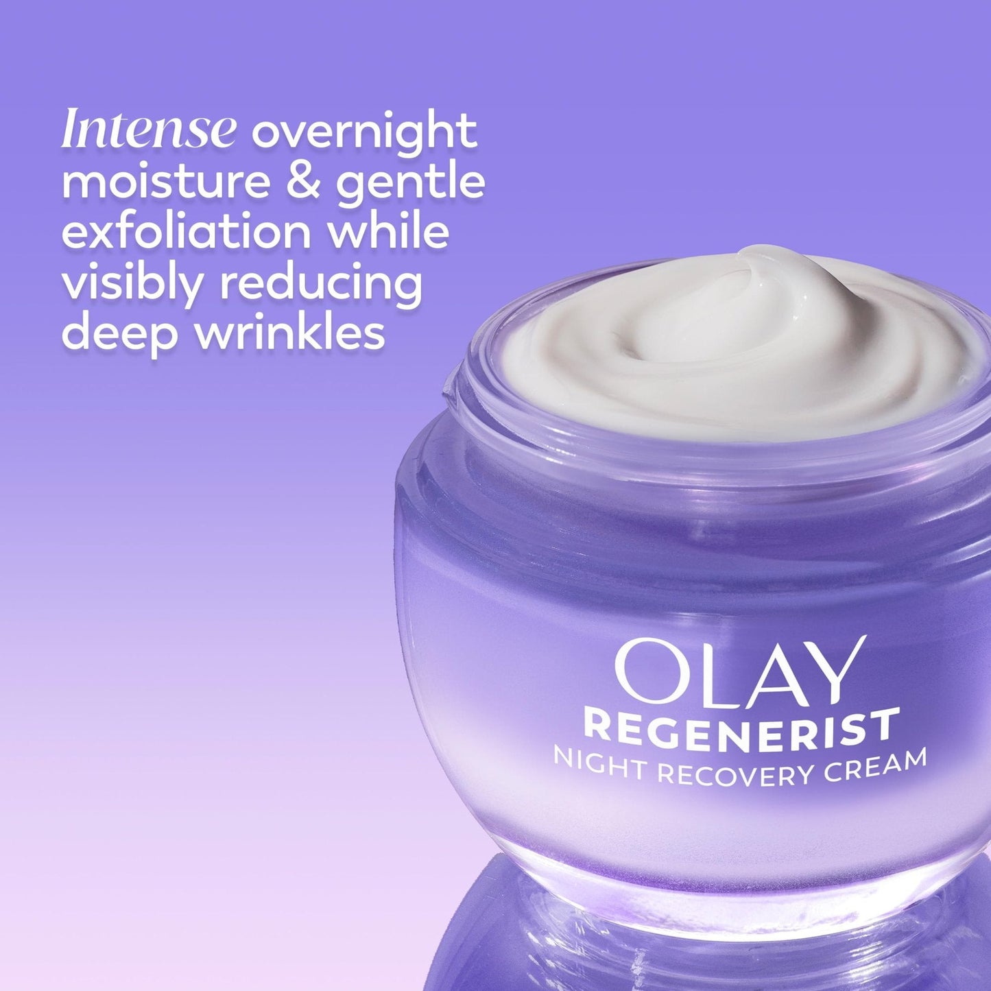 Olay Night Cream for Face, Anti-Aging Face Moisturizer for Women - Fragrance-Free Skin Care, Anti-Wrinkle, Exfoliate, Smooths Texture - Maple Wellness Supplements