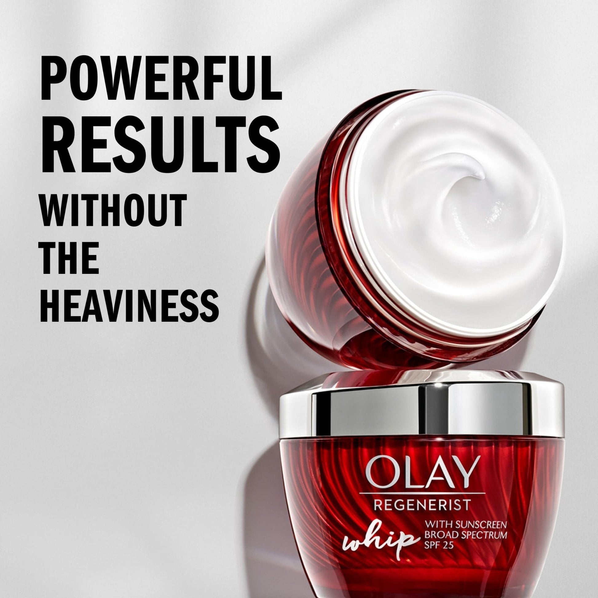 Olay Regenerist Whip Face Moisturizer Cream with Sunscreen SPF 25, 1.7 oz - Maple Wellness Supplements