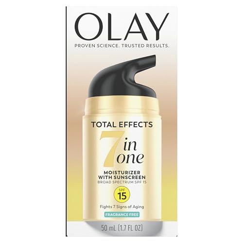 OLAY Total Effects 7-in-1 Anti-Aging Face Moisturizer with SPF 15, Fragrance-Free 1.7 oz - Maple Wellness Supplements