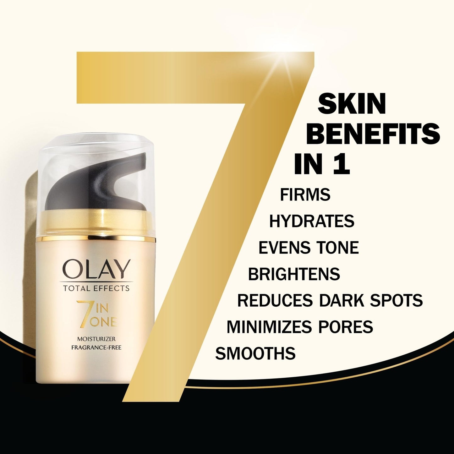 Olay Total Effects Face Moisturizer, Fragrance-Free, 1.7 fl oz - Maple Wellness Supplements