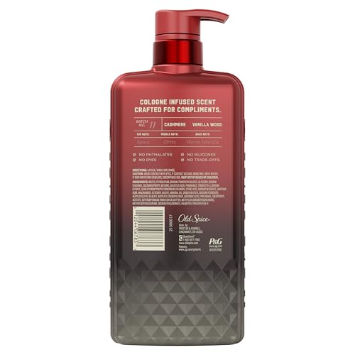 Old Spice Body Wash for Men, The Spice Alchemist Collection, 24/7 Cologne Infused Hydration, No Trade Off Formula - Maple Wellness Supplements