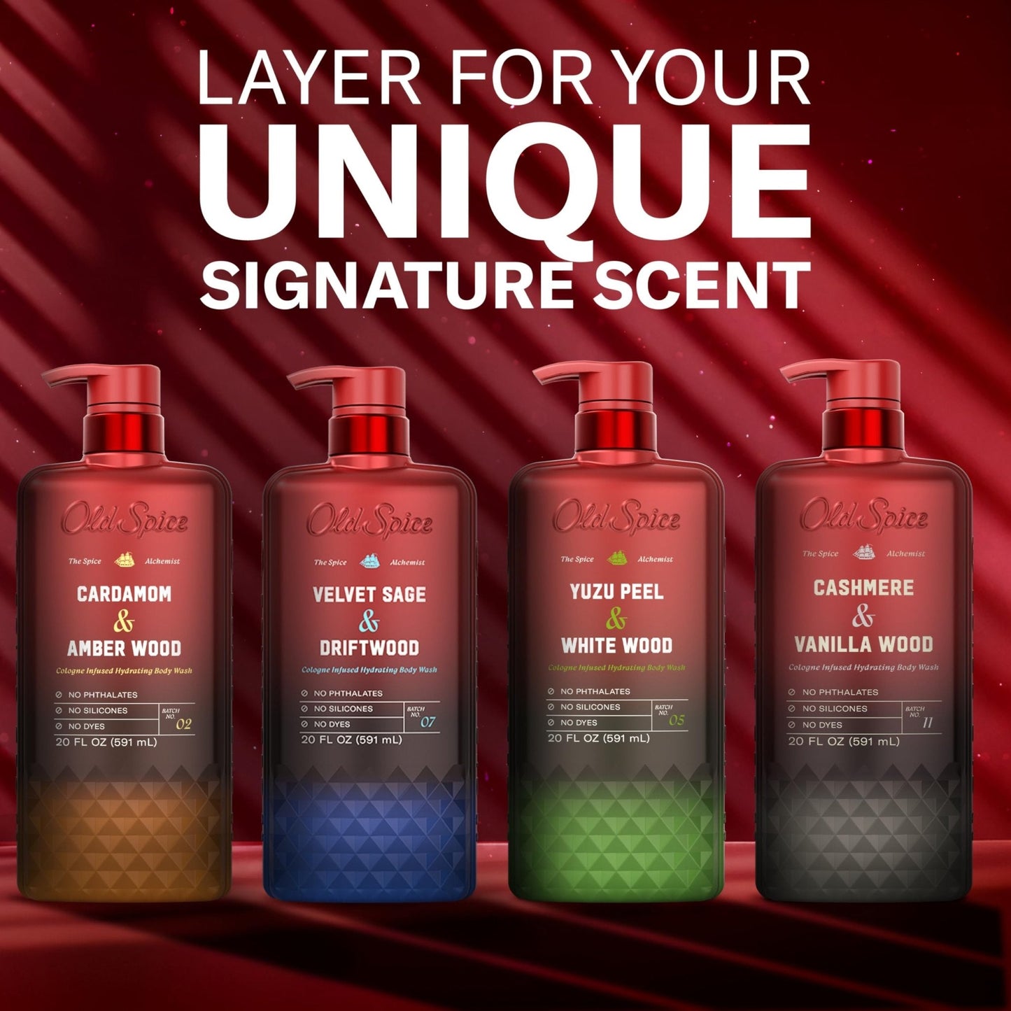 Old Spice Body Wash for Men, The Spice Alchemist Collection, 24/7 Cologne Infused Hydration, No Trade Off Formula - Maple Wellness Supplements
