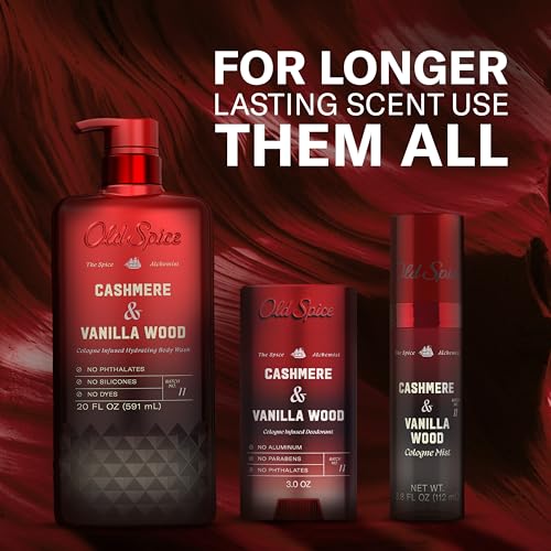 Old Spice Body Wash for Men, The Spice Alchemist Collection, 24/7 Cologne Infused Hydration, No Trade Off Formula - Maple Wellness Supplements