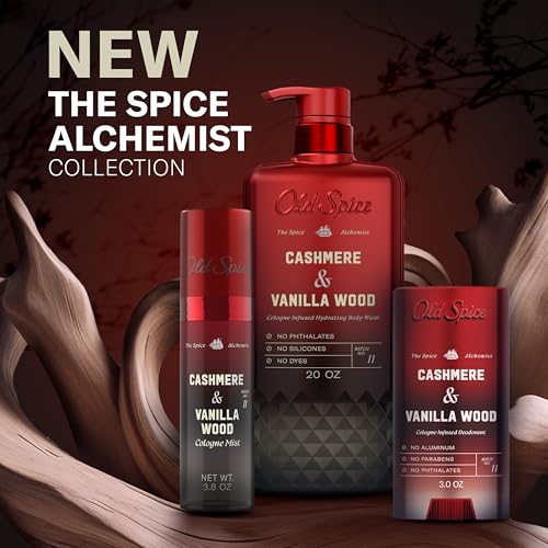 Old Spice Body Wash for Men, The Spice Alchemist Collection, 24/7 Cologne Infused Hydration, No Trade Off Formula - Maple Wellness Supplements