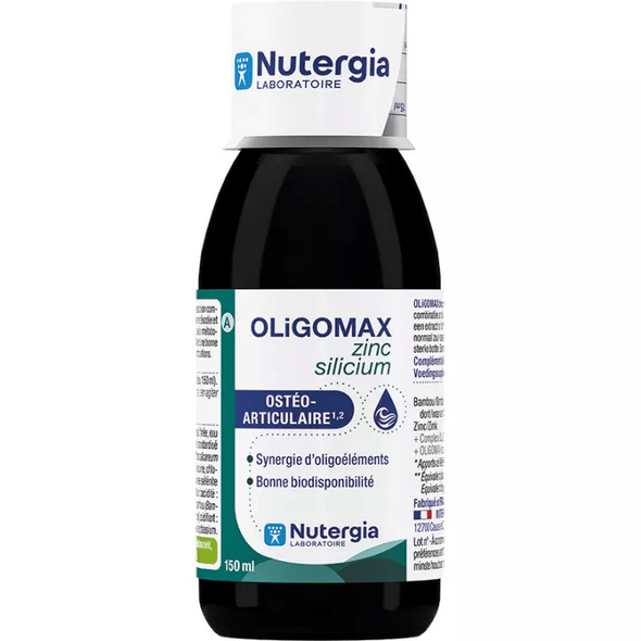 Oligomax Zinc-Silicium Nutergia Ostéo-Articulaire 150 ml - Maple Wellness Supplements