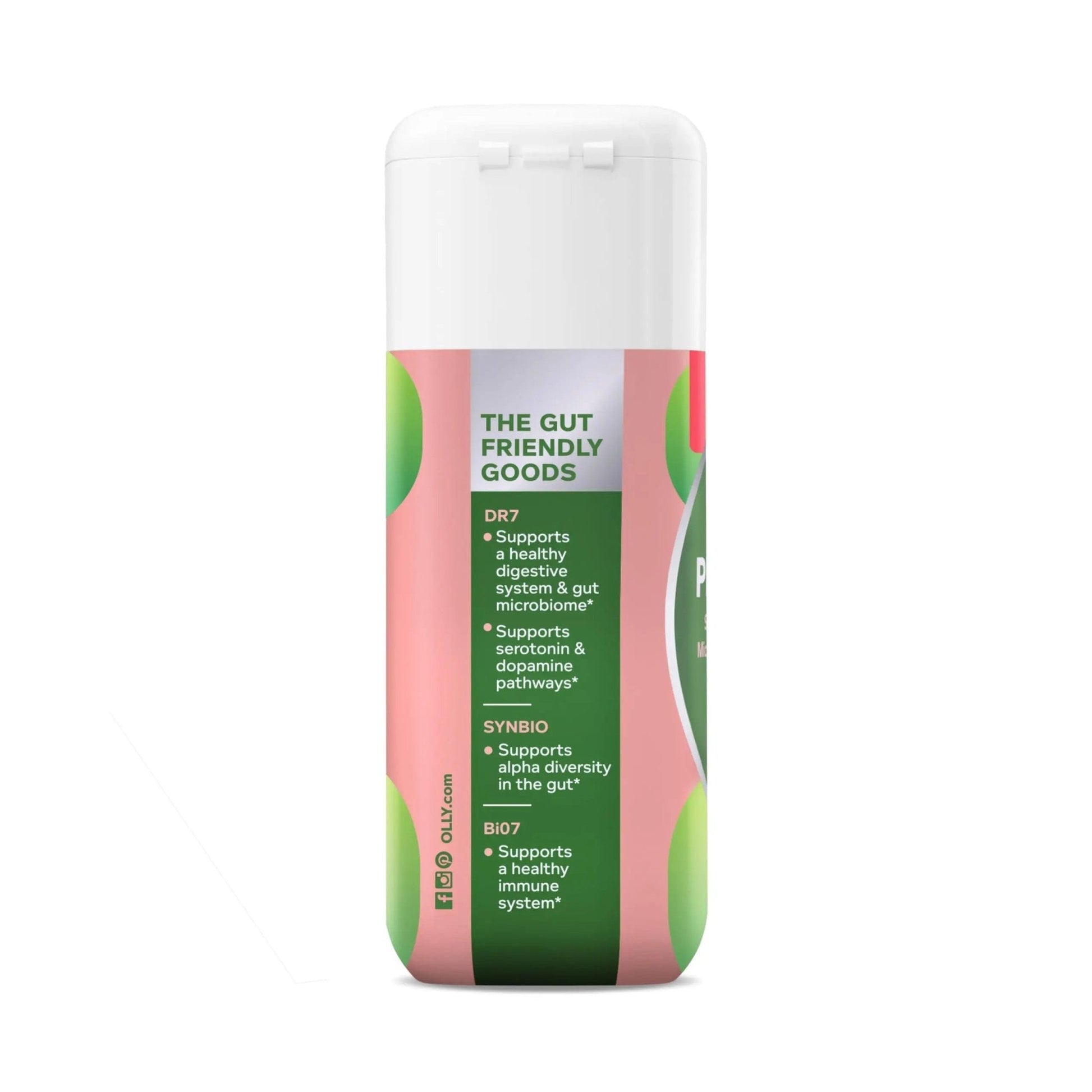 OLLY Big 10 Probiotic, Supports a Healthy Gut Microbiome,* 10 Billion CFUs, 30 Day Supply - 30 Count - Maple Wellness Supplements