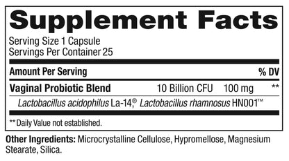 OLLY Happy Hoo-Ha Capsules, Probiotic for Women, Vaginal Health and pH Balance, 10 Billion CFU, Gluten Free - 25 Count - Maple Wellness Supplements