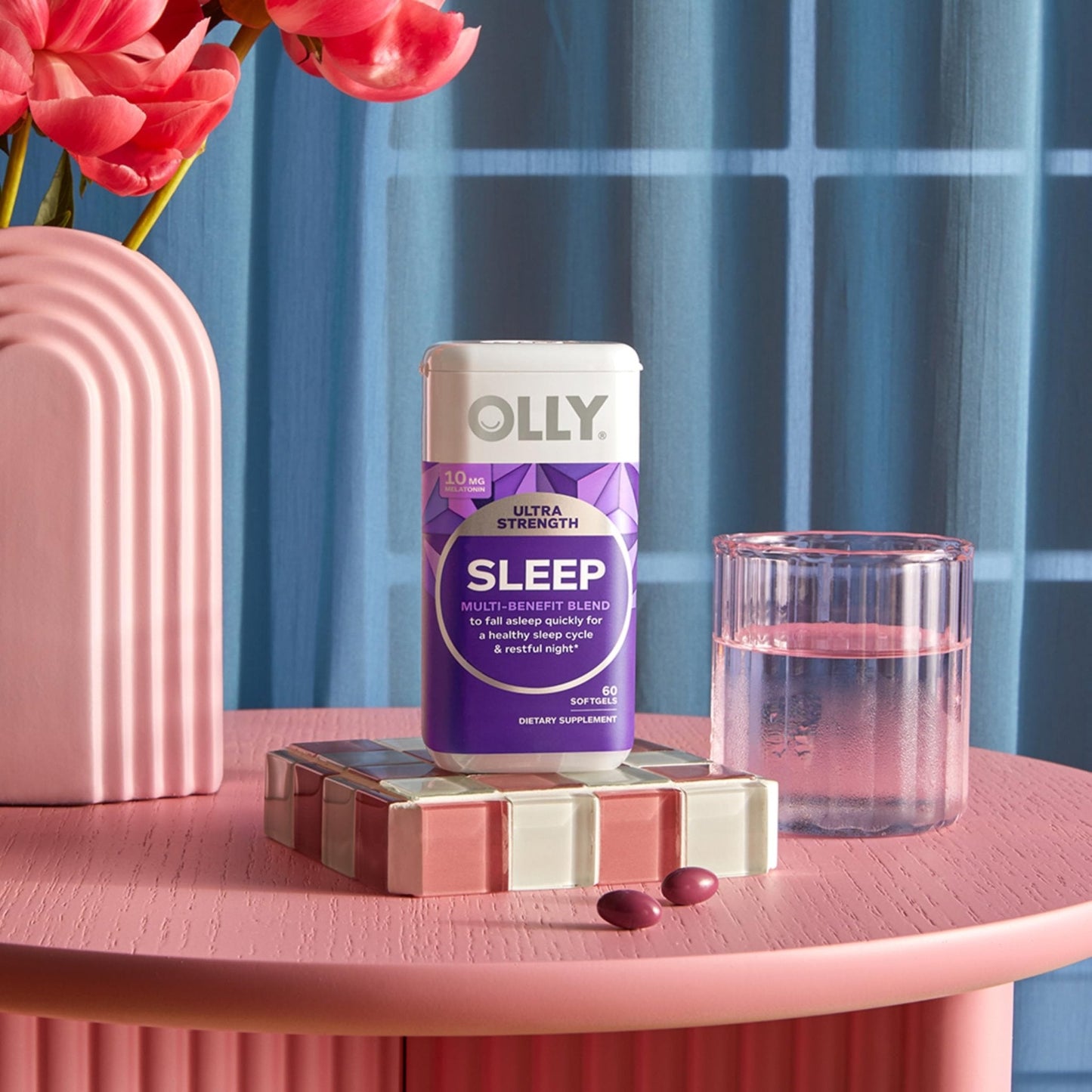 OLLY Ultra Strength Sleep Softgels, 10mg Melatonin, L-Theanine, Chamomile, Magnesium, Lemon Balm, Supports Deep Restful Sleep - Maple Wellness Supplements