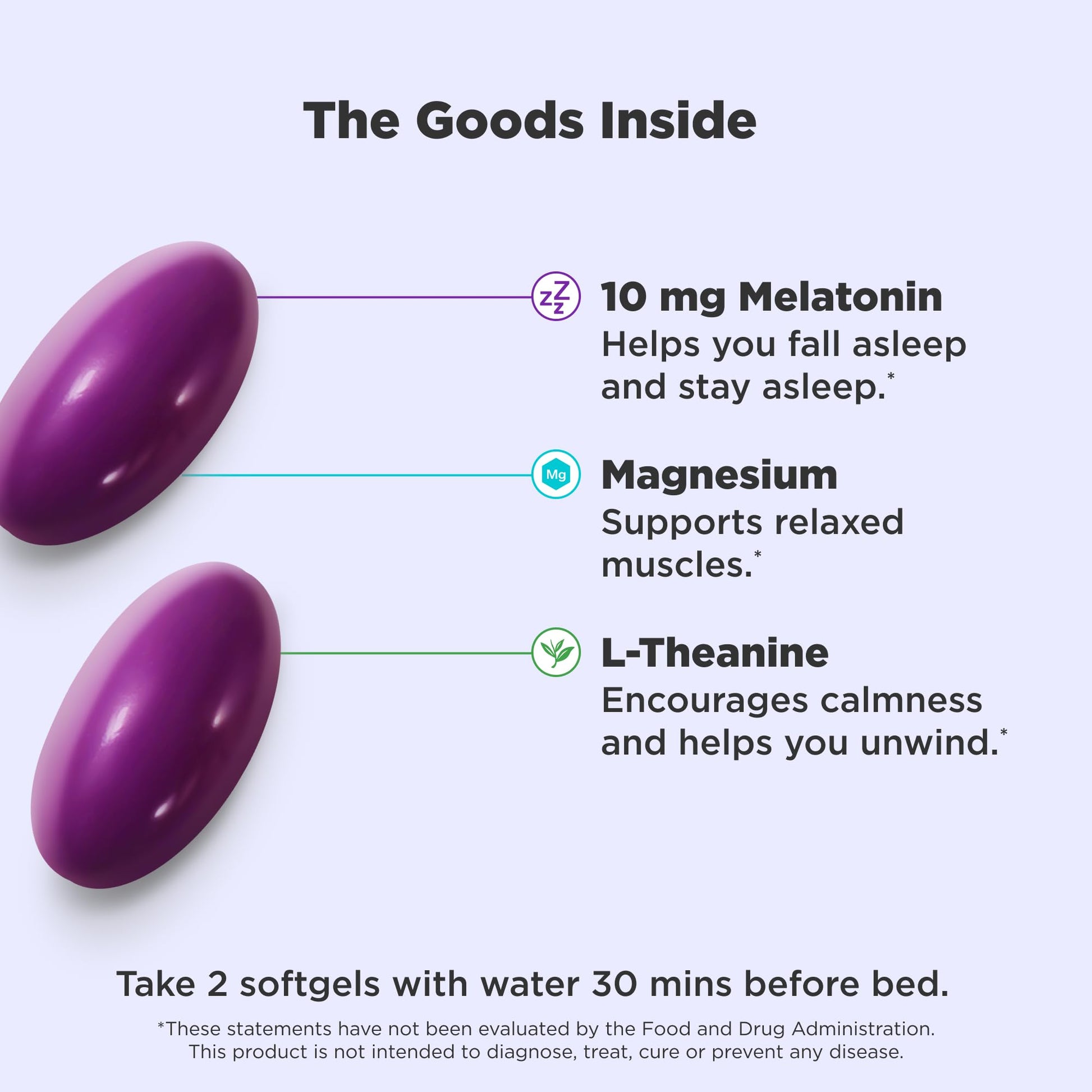 OLLY Ultra Strength Sleep Softgels, 10mg Melatonin, L-Theanine, Chamomile, Magnesium, Lemon Balm, Supports Deep Restful Sleep - Maple Wellness Supplements