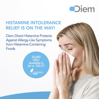 Omne Diem Histamine Digest DAO 30,000 HDU - 60 Caps - Histamine Neutralizing - Maple Wellness Supplements