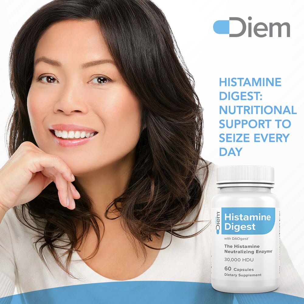 Omne Diem Histamine Digest DAO 30,000 HDU - 60 Caps - Histamine Neutralizing - Maple Wellness Supplements