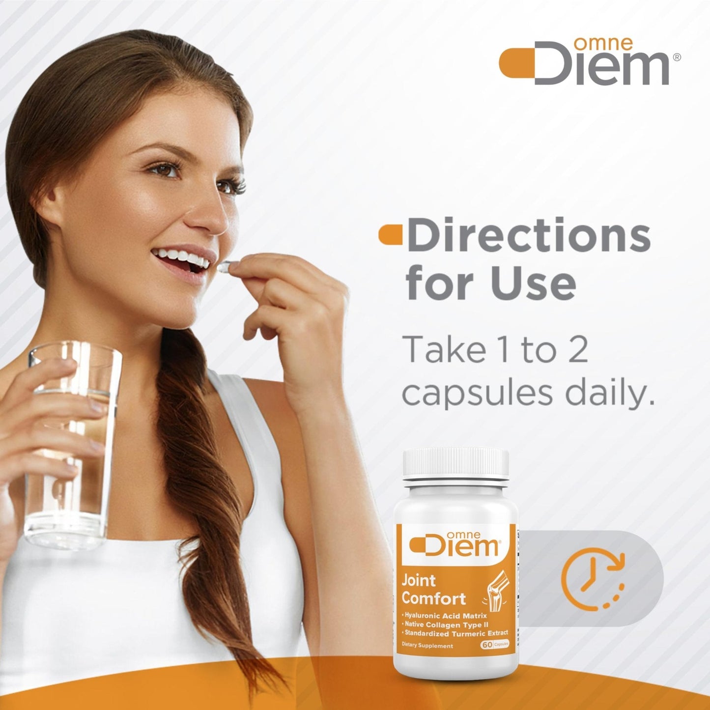 OmneDiem Joint Comfort with ZOARA, 60 Capsules – Dietary Supplement for Comprehensive Joint Care & Comfort - Maple Wellness Supplements