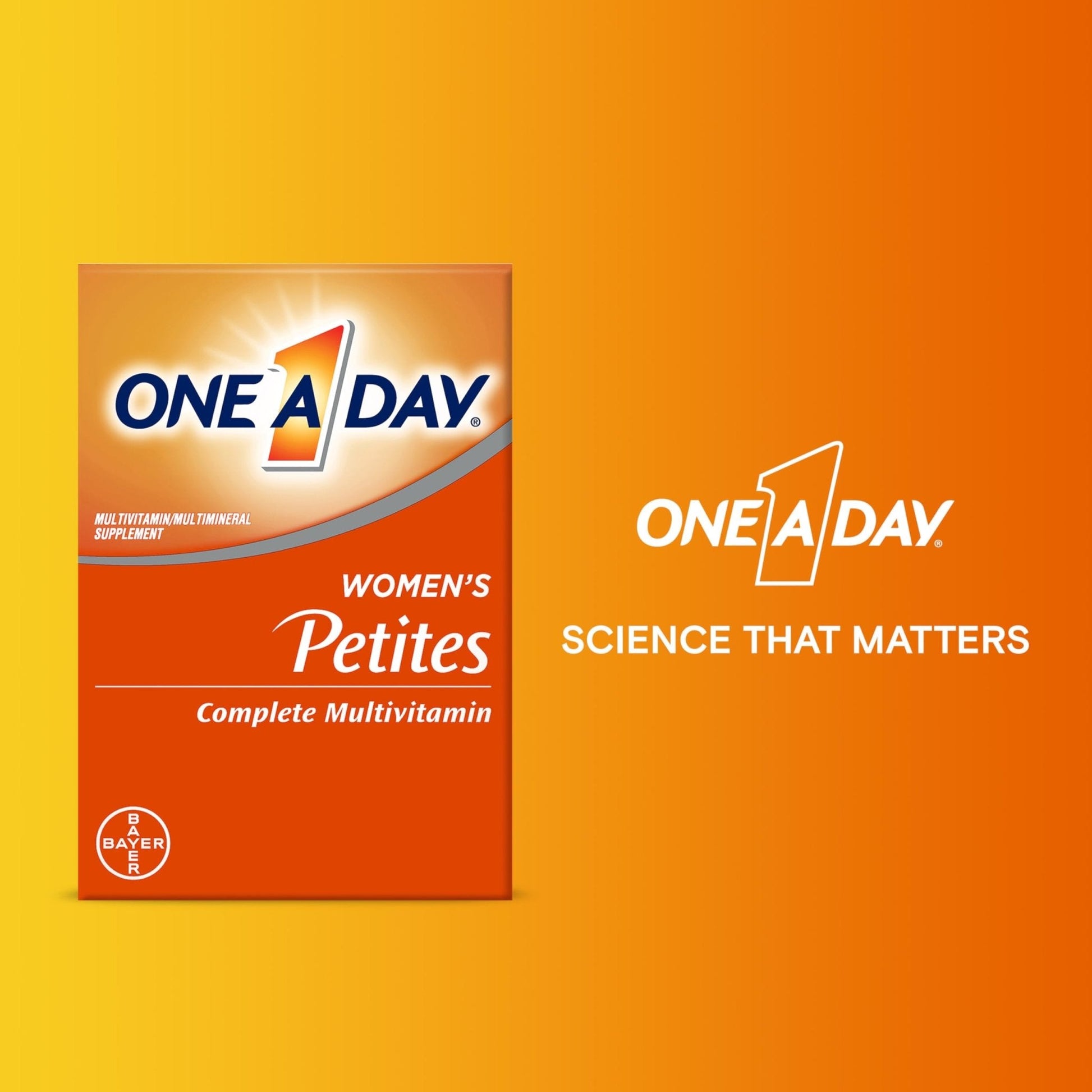 One A Day Women’s Petites Multivitamin,Supplement with Vitamin A, C, D, E and Zinc for Immune Health Support, B Vitamins, Biotin, Folate (as folic acid) & more,Tablet, 160 count - Maple Wellness Supplements