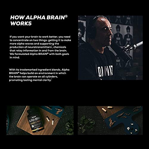 ONNIT Alpha Brain (120ct) - Over 1 Million Bottles Sold - Premium Nootropic Brain Sup - Maple Wellness Supplements