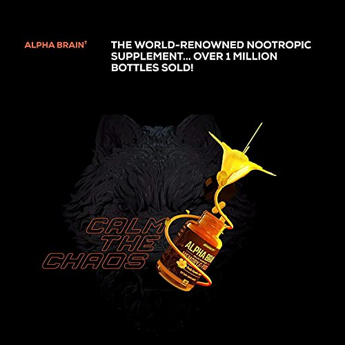 ONNIT Alpha Brain (60ct) - Over 1 Million Bottles Sold - Premium Nootropic Brain Supple - Maple Wellness Supplements