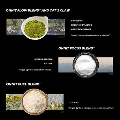 ONNIT Alpha Brain (60ct) - Over 1 Million Bottles Sold - Premium Nootropic Brain Supple - Maple Wellness Supplements