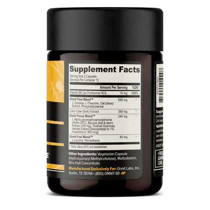 ONNIT Alpha Brain Capsules for Men & Women, IGEN Non-GMO Tested Memory, Focus & Mental Clarity Support with L-Theanine - Maple Wellness Supplements