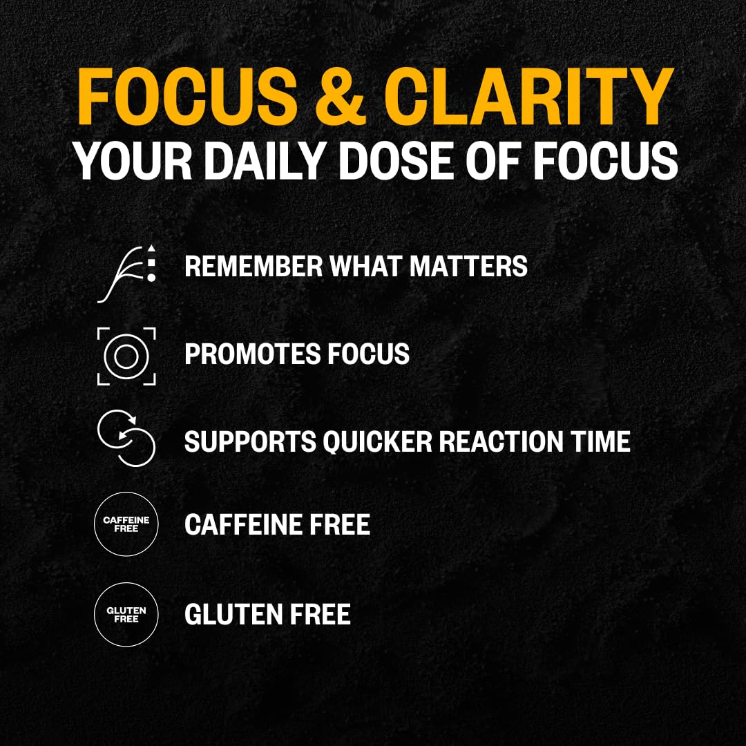 ONNIT Alpha Brain Nootropic Brain Supplement for Focus, Memory, Mental Clarity, Cognitive Support with L-Theanine and Vitamin B6, 30 Count Capsules - Maple Wellness Supplements