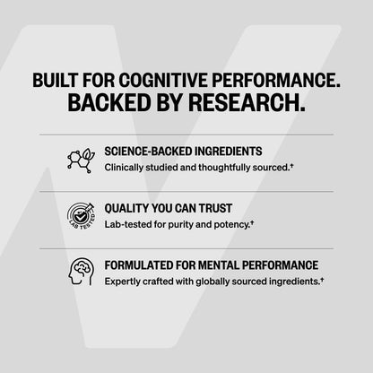 ONNIT Alpha Brain Nootropic Brain Supplement for Focus, Memory, Mental Clarity, Cognitive Support with L-Theanine and Vitamin B6, 90 Count - Maple Wellness Supplements