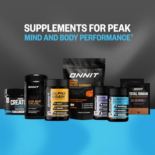 ONNIT Creatine Monohydrate Powder, IGEN™ Non-GMO Tested – 5g Premium Creatine for Muscle Strength, Power & Lean Mass, Supports Brain Health & Cellular Energy, Unflavored, 30 Servings, 5.29 oz 2-Pack - Maple Wellness Supplements
