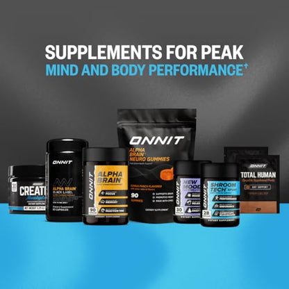 ONNIT Creatine Monohydrate Powder, IGEN™ Non-GMO Tested – 5g Premium Creatine for Muscle Strength, Power & Lean Mass, Supports Brain Health & Cellular Energy, Unflavored, 30 Servings, 5.29 oz 2-Pack - Maple Wellness Supplements