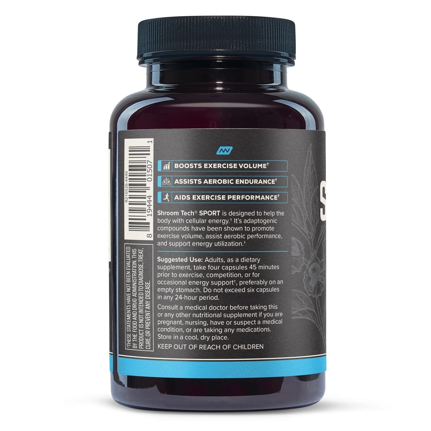 Onnit Shroom TECH Sport (84ct) | All Natural Pre-Workout Supplement with Ashwagandha - Maple Wellness Supplements