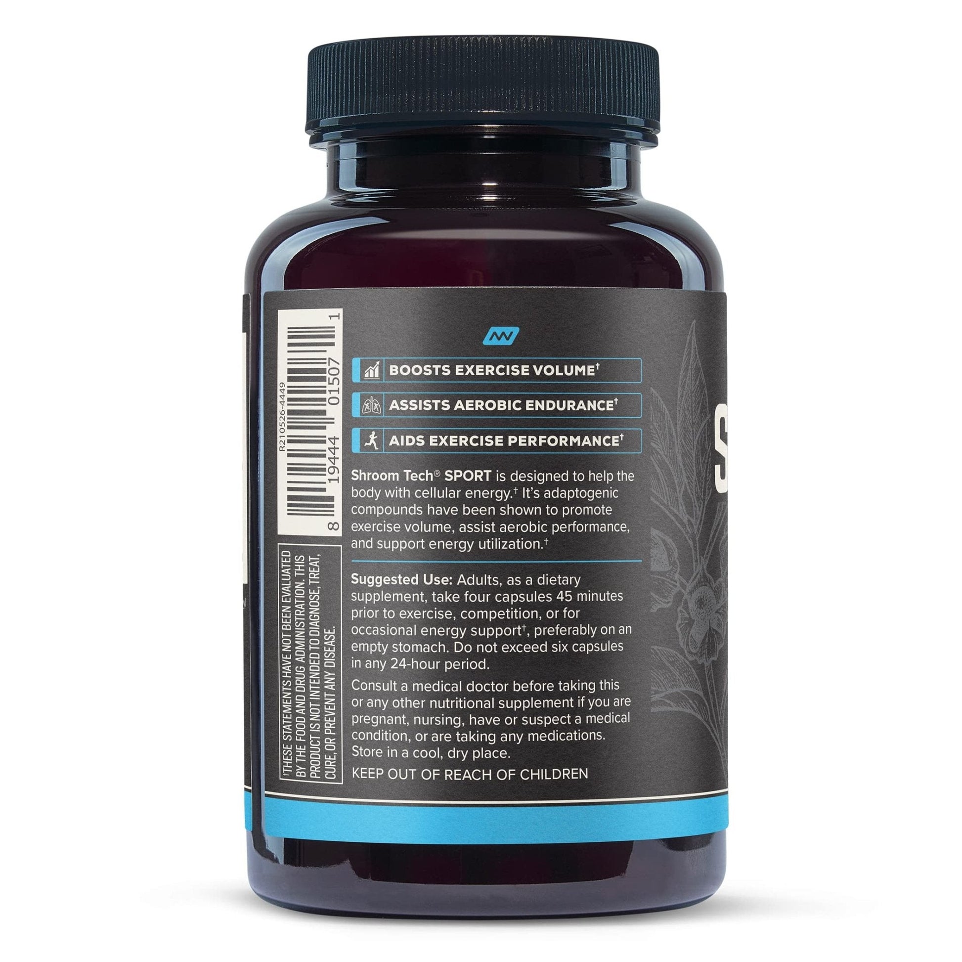 Onnit Shroom TECH Sport (84ct) | All Natural Pre-Workout Supplement with Ashwagandha - Maple Wellness Supplements