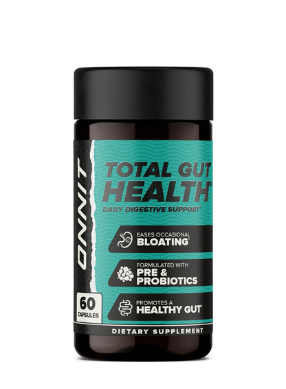 ONNIT Total Gut Health Daily Digestive Support, IGEN™ Non-GMO Tested Digestion Supplement for Women and Men with 7 Strains of Probiotics, - Maple Wellness Supplements
