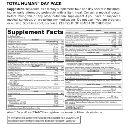 ONNIT Total Human Day and Night Vitamin Packs for Men and Women,Capsule, 30-Day - Maple Wellness Supplements
