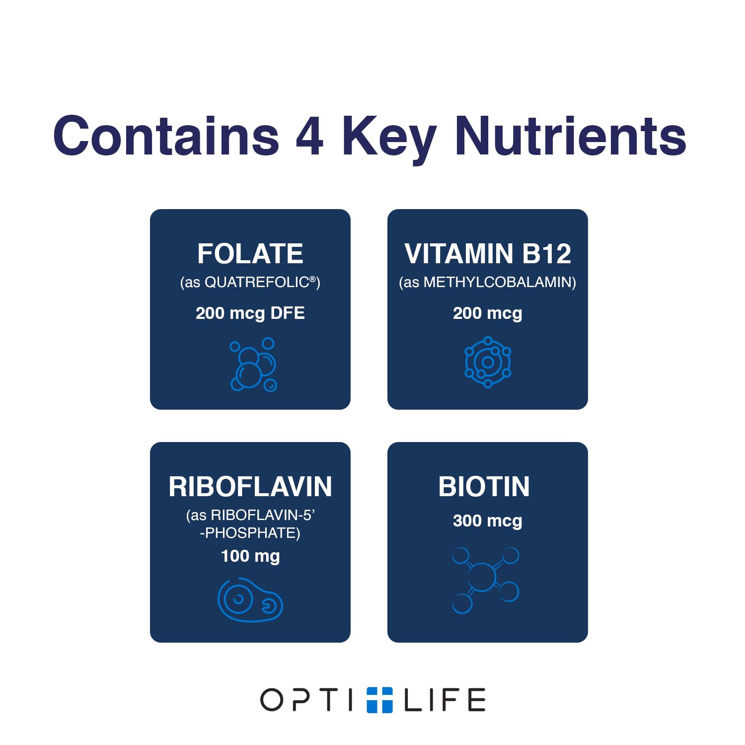Opti + Homocysteine Capsules | Daily Brain and Heart Health Supplements* | Brain Supplement with Methylcobalamin & Methylfolate | 60 capsules/30 Servings - Maple Wellness Supplements