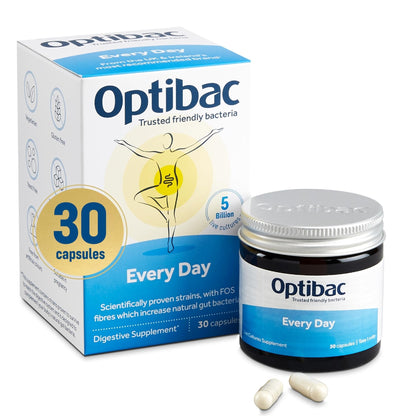 Optibac Probiotics Every Day - Digestive Probiotic Supplement with 5 Billion Bacterial - Maple Wellness Supplements